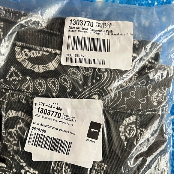 NWT Dolls Kill Poster GrI After Sundown Convertible Pants Size L - Picture 6 of 12